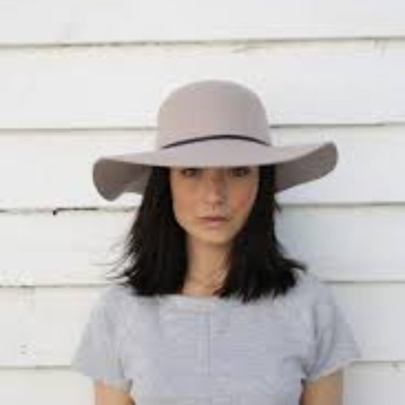 Ace of Something Wool Floppy Neutral Hat Black Tie - Picture 8 of 8